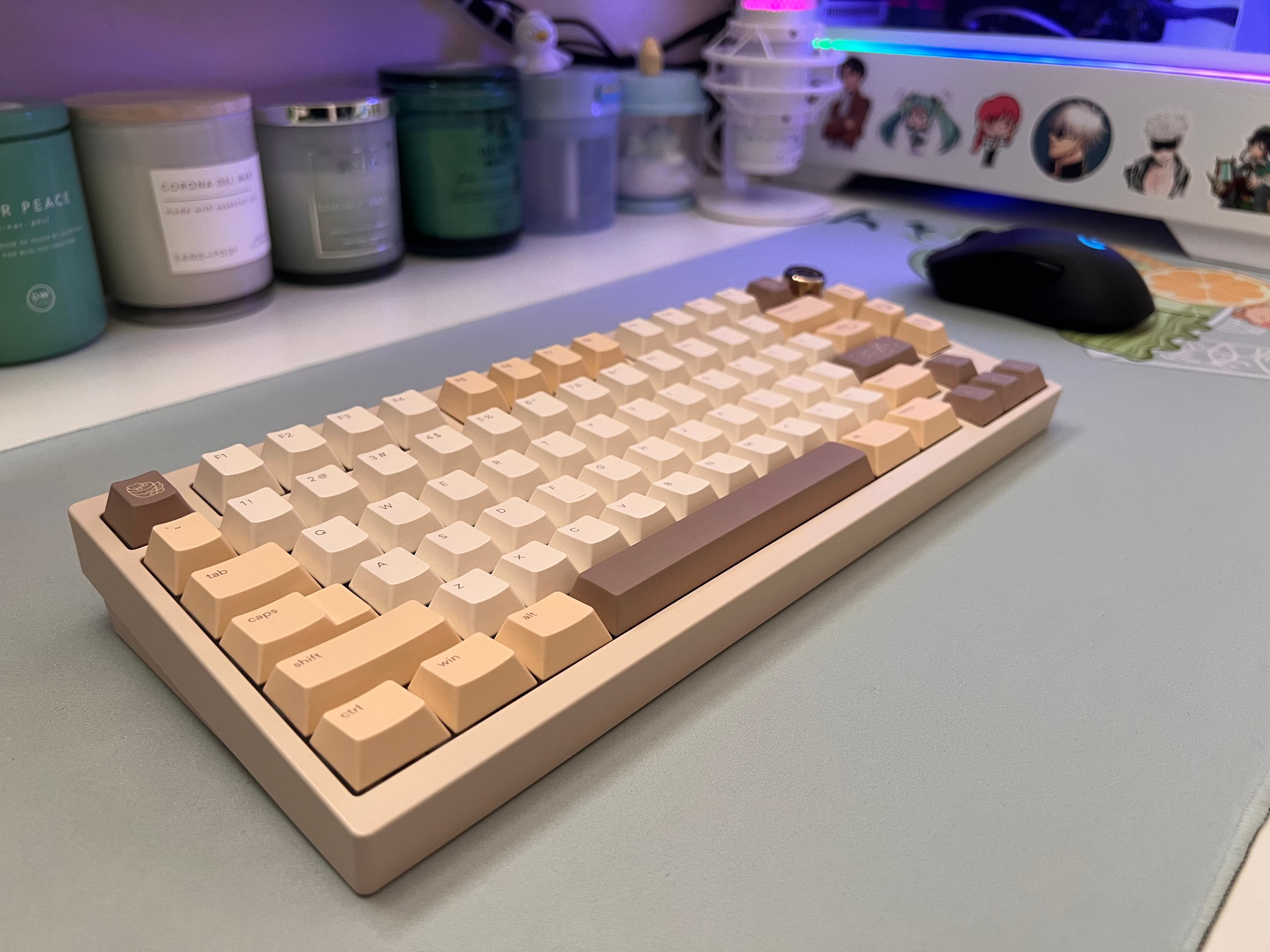 A left angle view of the QK75.